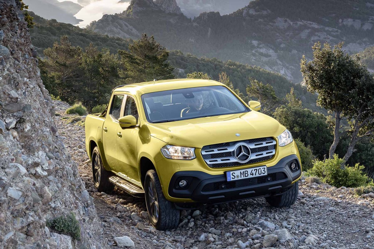 Le pick-up Mercedes Benz Classe X